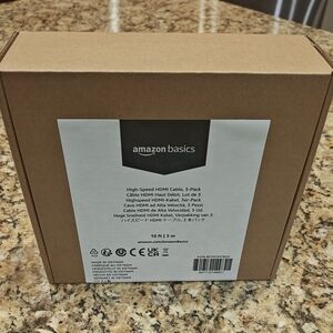 Amazon Basics High-Speed HDMI Cable 3-Pack